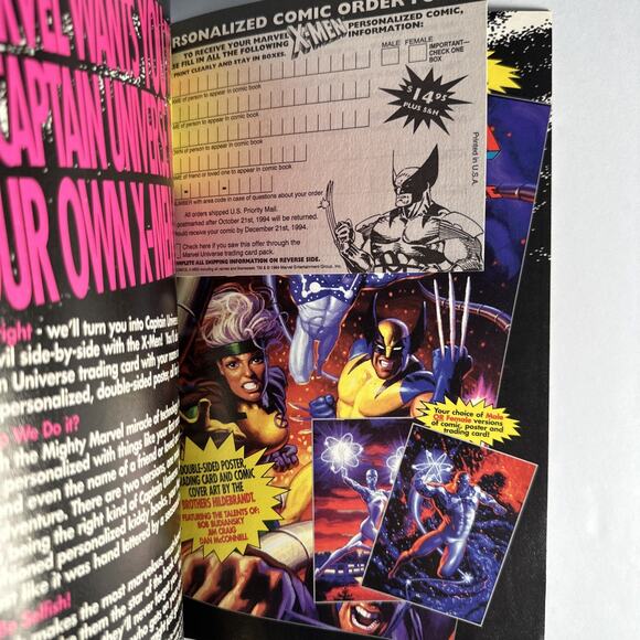 Generation X #1 Vintage Wraparound Cover Collector's Item Marvel Comics 1994 - Picture 6 of 7